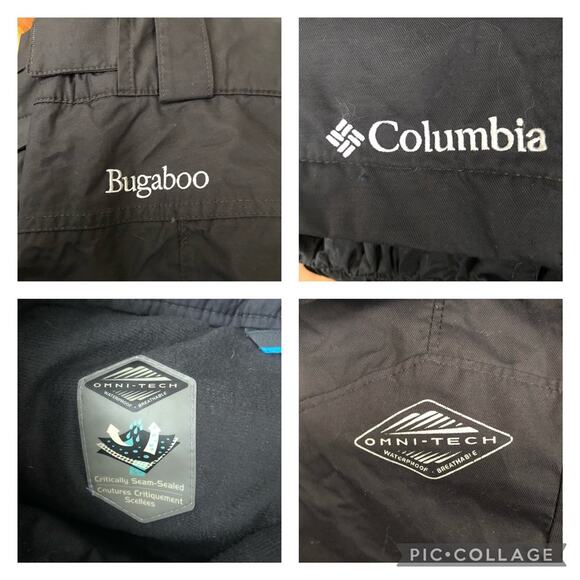 Columbia bugaboo Omni-Tech pants black size medium - Picture 4 of 12